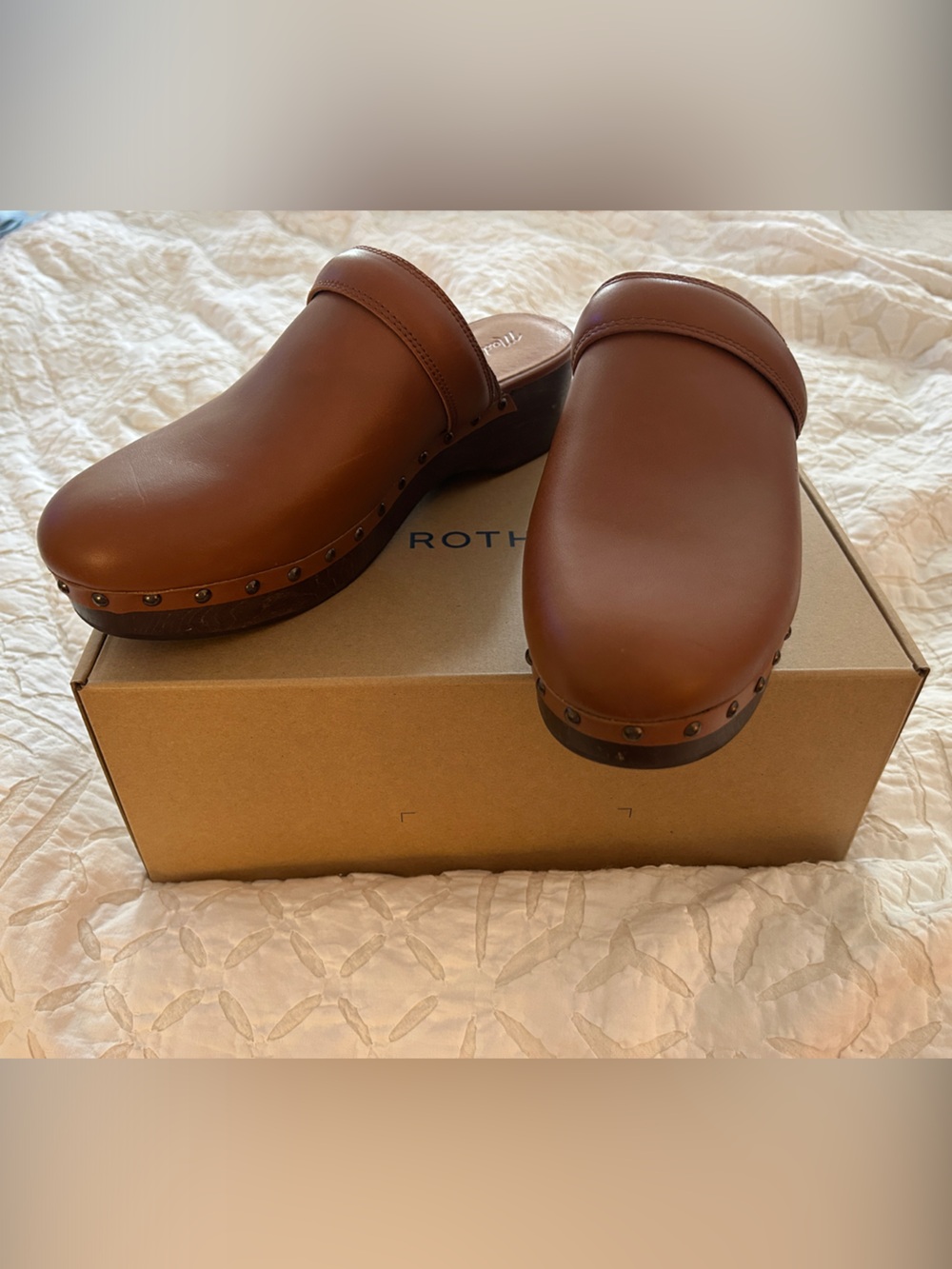 Madewell the cecily clog in oiled leather